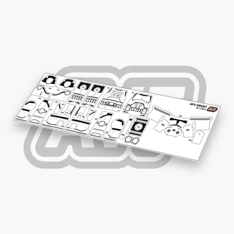 Clone Trooper Grunt Decals
